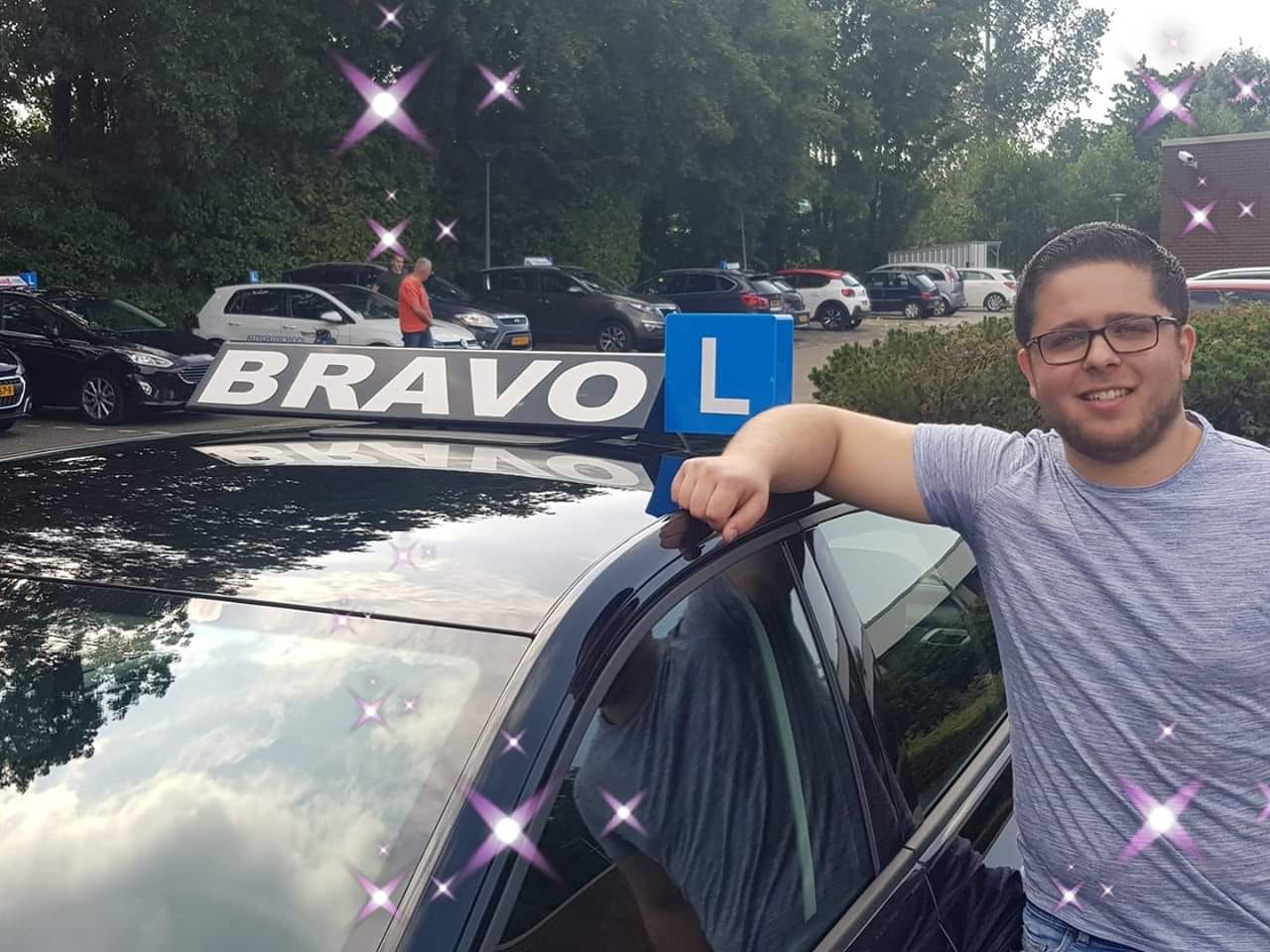 Daniel Vos is geslaagd voor het rijbewijs